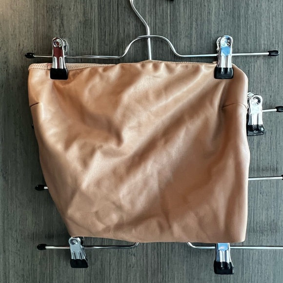 Skims faux leather tube top - Picture 2 of 3